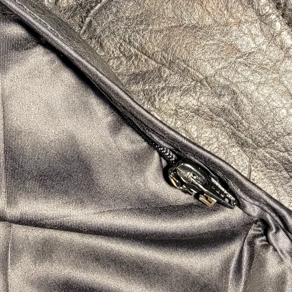 Leather Vintage 80's Biker Motorcycle Bikercore Rock N Roll Negan Jacket XXL - Picture 11 of 13